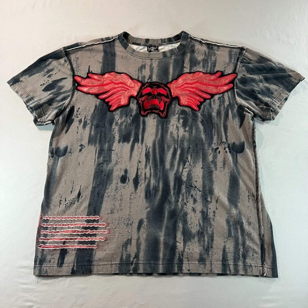 Y2K RAW BLUE MEN'S 3X GRAY‎ SHORT SLEEVE T-SHIRT